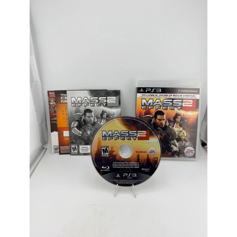 Mass Effect 2 Sony PlayStation 3 PS3 2011 Action RPG BLUS 30650 CIB Complete